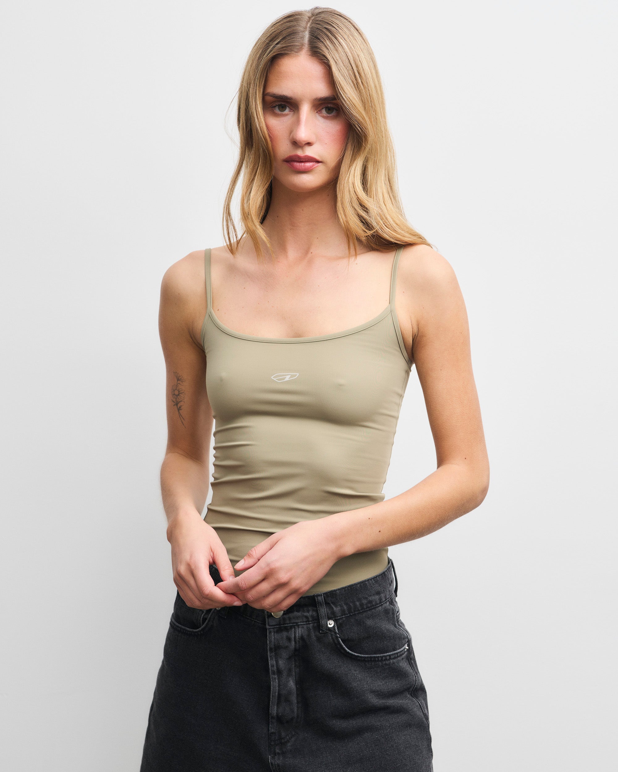 ARKK Apparel Core Tank Top | Khaki T-Shirt